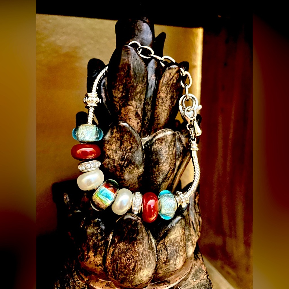 Glass Bead Bohemian Bracelet